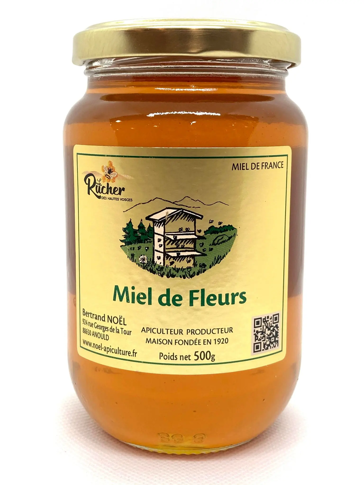 Miel de fleurs 500g