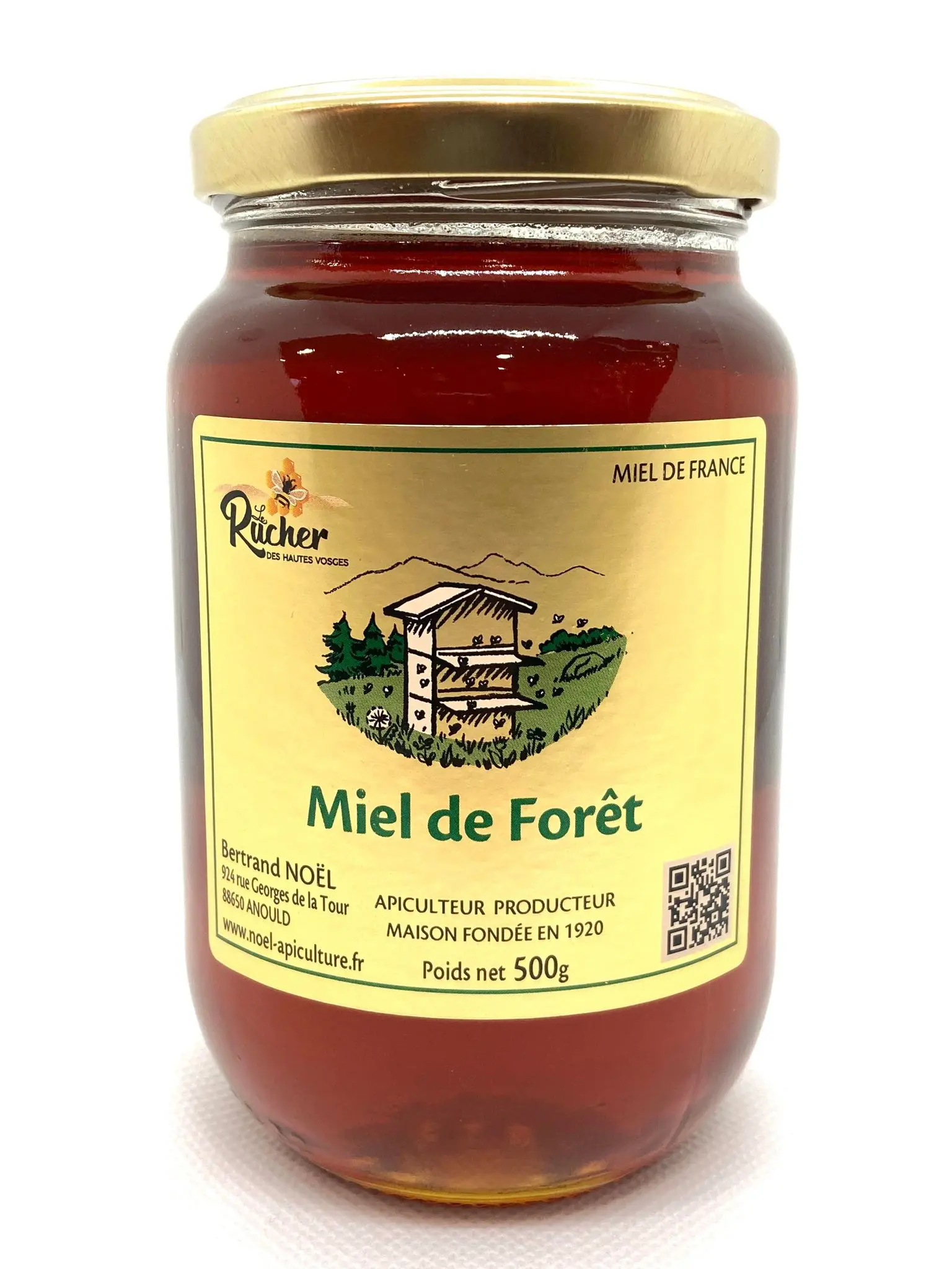 Miel de fleurs de forêt 500g