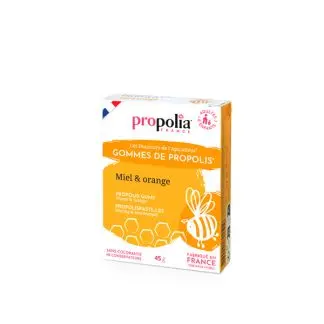 Gomme de Propolis Miel et Orange