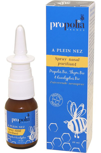 Spray nasal plantes et propolis