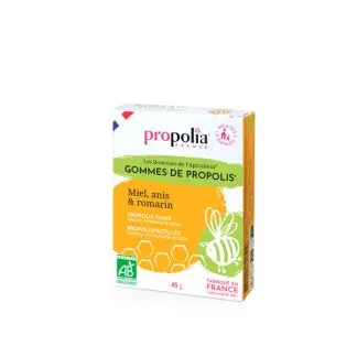 Gomme de Propolis Miel Romarin Citron Anis