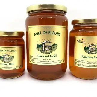 3 pots Miel de Fleurs