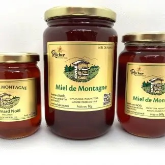 3 pots Miel de Montagne