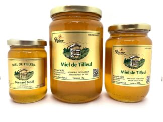 3 pots Miel de Tilleul